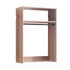 Devi Oak Wall Mounted Wood Closet System