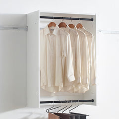 Devi White Wall Mounted Wood Closet System