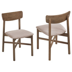Svenstra Natural Walnut Dining Side Chair (Set of 2)