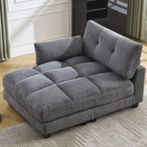 UNITED WE WIN Sleeper Sofa Couch Bed,Oversized Chaise Lounge Chair Cozy Cloud Couch