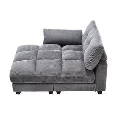 UNITED WE WIN Sleeper Sofa Couch Bed,Oversized Chaise Lounge Chair Cozy Cloud Couch