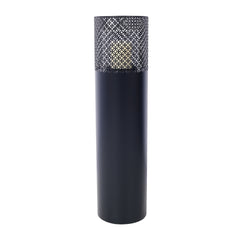 Lantern Column, Set of 2, Decorative Column for Garden in Industrial Design, Lantern for Outdoor and Indoor, Lantern Including Candles, Oriental, 37 1/2+ 29 1/2 in