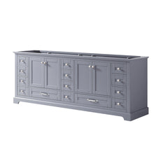 Dark Grey Double Bath Vanity 84 in. W x 22 in. D