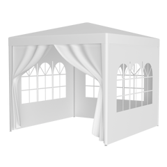10'x10' Party Tent Outdoor Heavy Duty Gazebo Wedding Canopy + 4 Removable Walls