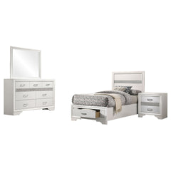 Annie White 4-piece Twin Bedroom Set