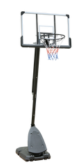 Height Adjustable Basketball Hoop, 7.5 to 10ft Adjustable Basketball Stand with 44 Inch Backboard, Portable Basketball Goal System with Stable Base and Wheels, Use for Outdoor