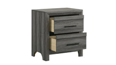 Denver Modern Style 2-Drawer Night stand Made with Wood in Gray same as G150108547 (NJ inventory)