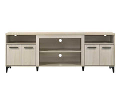 Enzo 70"W Oak Finish 4-Door TV Stand