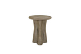 English Knotty Oak Drop Accent Table