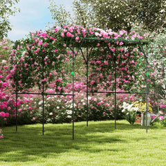 Garden Arch Trellis Metal Plant Trellis Support with Climbing Net