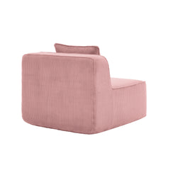 Martha Armless Sofa W/Pillow Corduroy -Pink