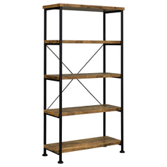 Avon Rustic Nutmeg 2-piece Computer Desk and Bookcase