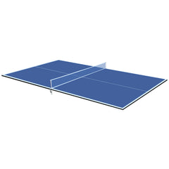 8.5ft Blue Mid-Size Ping Pong Conversion Top Foldable & Portable Table Tennis Table Top for Indoor Games