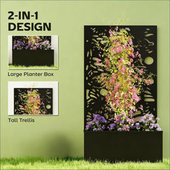 Stylish Plant Bed,Freestanding or Wall Mounted Plant Bed