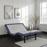 Twin XL Adjustable Bed Base with Three Vibration Modes and Head and Foot Position Adjustments