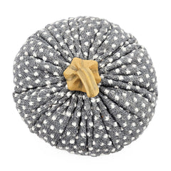 Set of 3, 7.5x7.5x5.5" Pumpkin, Pumpkin Ornament Decor for Holiday Harvest Festival Fall Festival & Thanksgiving