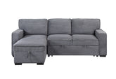 TERRITORY LIGHT GREY PULL OUT SOFA BED