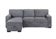TERRITORY LIGHT GREY PULL OUT SOFA BED