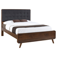Carson Carrington Dark Walnut Queen Platform Bed