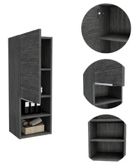 Smokey Oak Rectangle 2-Shelf Medicine Cabinet