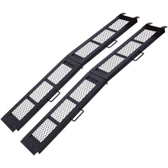 80" Steel Loading Ramp, 800LBS Capacity, Portable Motorcycle Ramp, Folding ATV Ramp for Pick up Truck, Black, Pack of PAIR