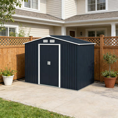 Spacious Storage Shed,Outdoor Storage Shed,Backyard Tool Metal Shed