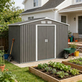 Garage Tool Shed,Large Outdoor Storage Shed