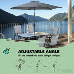 Outdoor Dining Table and Chairs Set,8 Pieces Patio Furniture Set