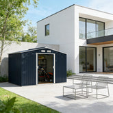 Spacious Outdoor Storage Shed,Tool Metal Shed