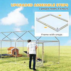 19.7' x 7.5' x 7.5'Outdoor Dog Kennel