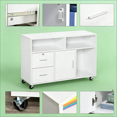 Mobile Storage Cabinet,Printer Stand Unit,Office Storage Cabinet