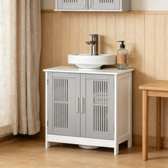 Sturdy Bathroom Cabinet,Under Sink Pedestal Storage Cabinet