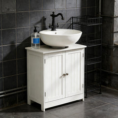 Stylish Pedestal Sink Storage Cabinet,Bathroom Under Sink Cabinet