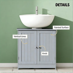Modern Style Pedestal Sink Storage Cabinet,Bathroom Under Sink Cabinet
