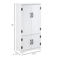 Freestanding Kitchen Pantry Cabinet,Farmhouse Home Cabinet,Accent Floor Storage Cabinet