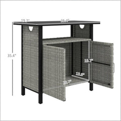 Coffee Table,Outdoor Towel Storage Cabinet Organizer,Outdoor Bar Table