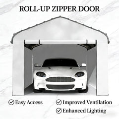 Durable Carport Replacement Sidewall Panel,Practical Waterproof Replacement Side Wall Cover(Only Carport Replacement Sidewall)