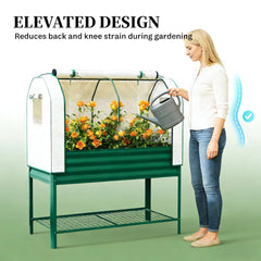 Spacious Raised Garden Bed,Flower Boxs,Outdoor Plant Boxs