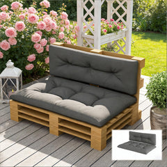Thick Tufted Replacement Cushions,Outdoor 2 Chair Pallet Cushions
