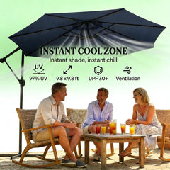 Outdoor Hanging Cantilever Umbrella,Patio Umbrella