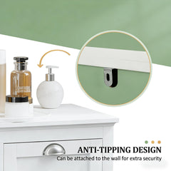 Home Floor Cabinet,Tilt out Laundry Hamper Cabinet,Sleek Storage Cabinet