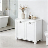 Home Floor Cabinet,Tilt out Laundry Hamper Cabinet,Sleek Storage Cabinet