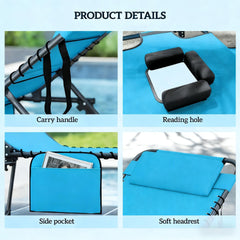 Lounge Chair,Folding Chaise,Reclining Chair,Sun Lounger