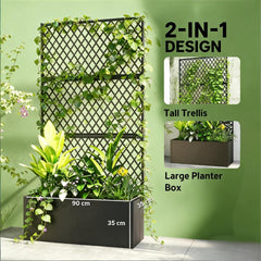 Raised Garden Bed,Metal Planter Box,Privacy Planter