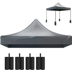 Easy to Setup Replacement Canopy Top,Replacement Canopy Top for Pop Up Canopy Tent,with 4 Sand Bags