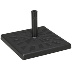 Square Outdoor Umbrella Stand Holder,Fashion Resin Patio Umbrella Base,for Parasol Poles