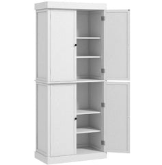 Modern Style Freestanding Food Pantry Cabinet,Kitchen Cabinet,Pantry Storage Cabinet with Doors and Shelves