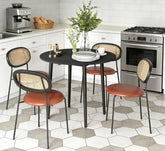 Round Drop Kitchen Table,Folding Dining Table,for Small Spaces