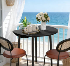 Round Drop Kitchen Table,Folding Dining Table,for Small Spaces