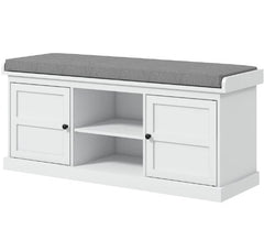 Entryway Bench Seat,Shoe Storage Bench with Cushioned Seat